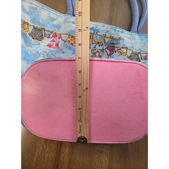 Vintage Ormsby Surviving Stress Canvas Tote Bag 17x12x7 GVC - Picture 8 of 14